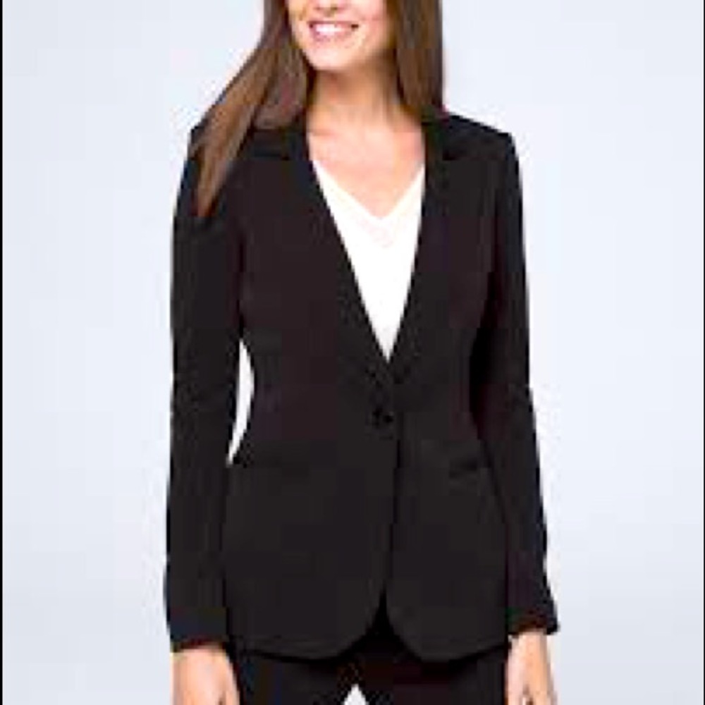 White House Black Market Tux Jacket All Season